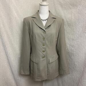 Vintage Preview Collection Blazer Women’s 6 Light Green 100% Worsted Wool